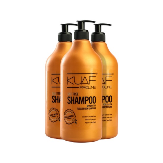 Kuaf Proline Keratin Içerikli Tuzsuz Bakım Şampuanı 1000 ML X 3 Adet