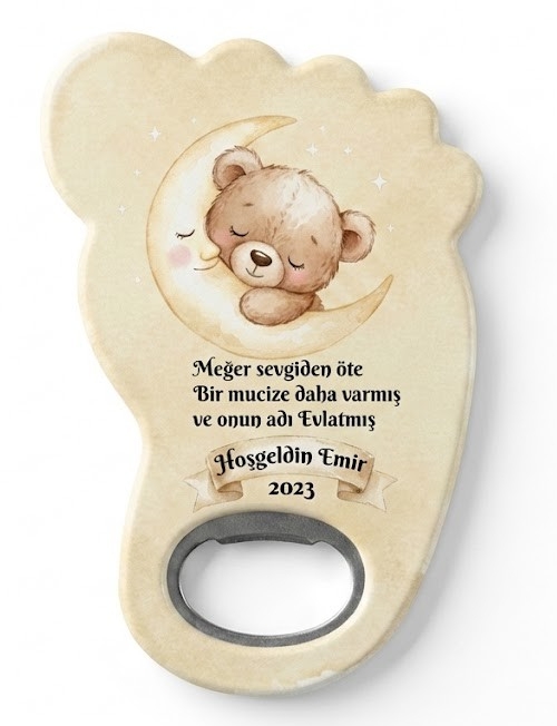 Yeni Doğan, Doğum Günü, Sünnet, Ayak Magnet Açacak Hediyelik -4