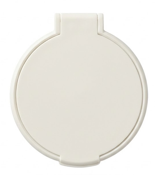 Baskısız Yuvarlak Beyaz Ayna