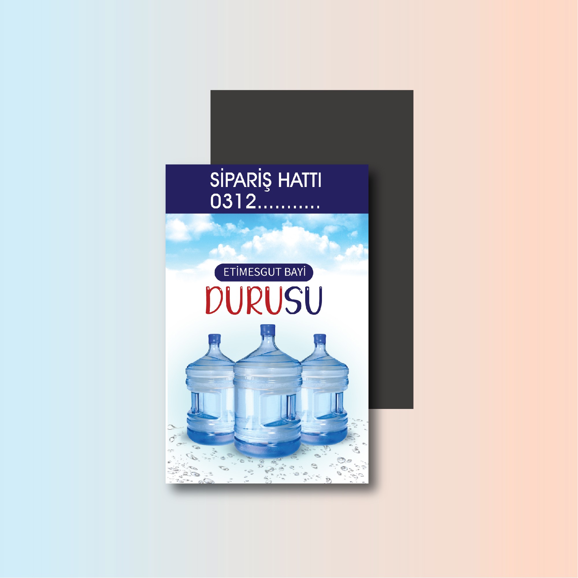 Sucu Temalı Buzdolabı Magnet