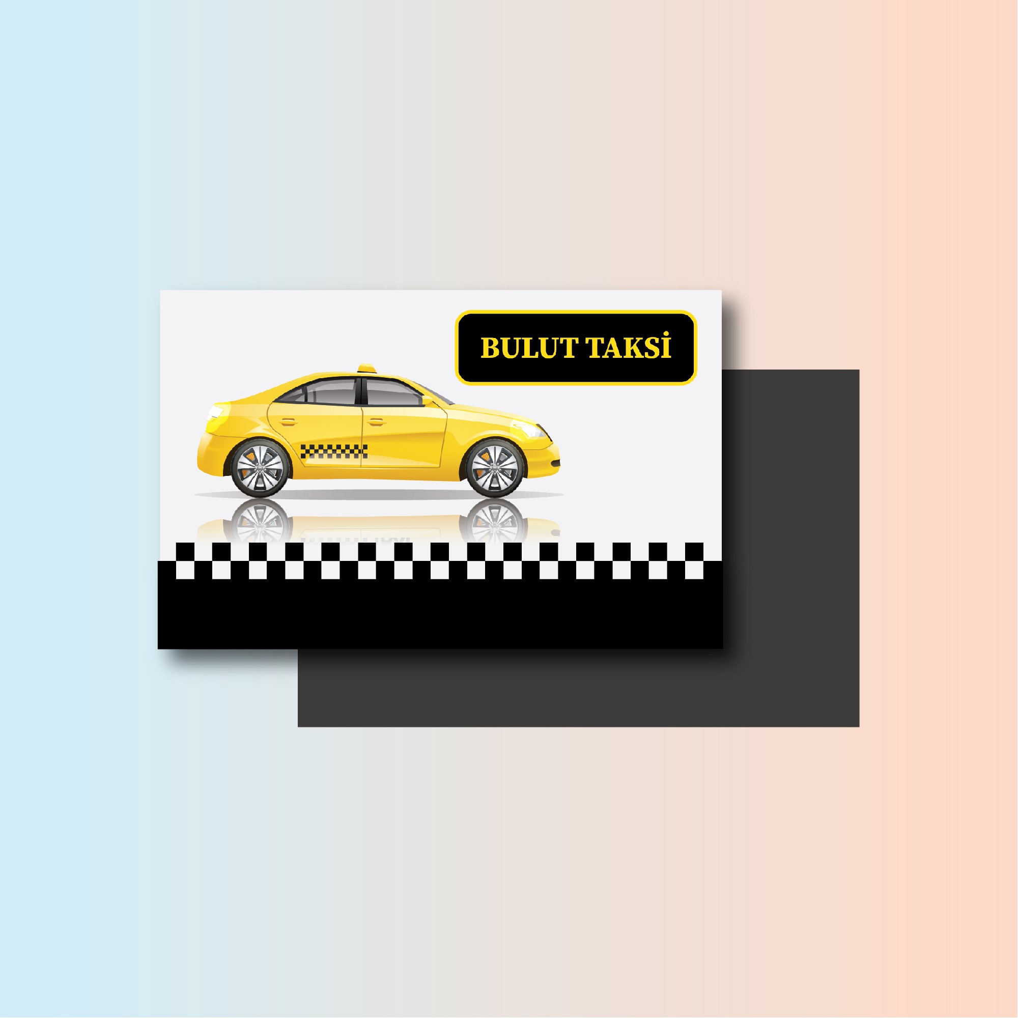 Taksi Temalı Buzdolabı Magnet