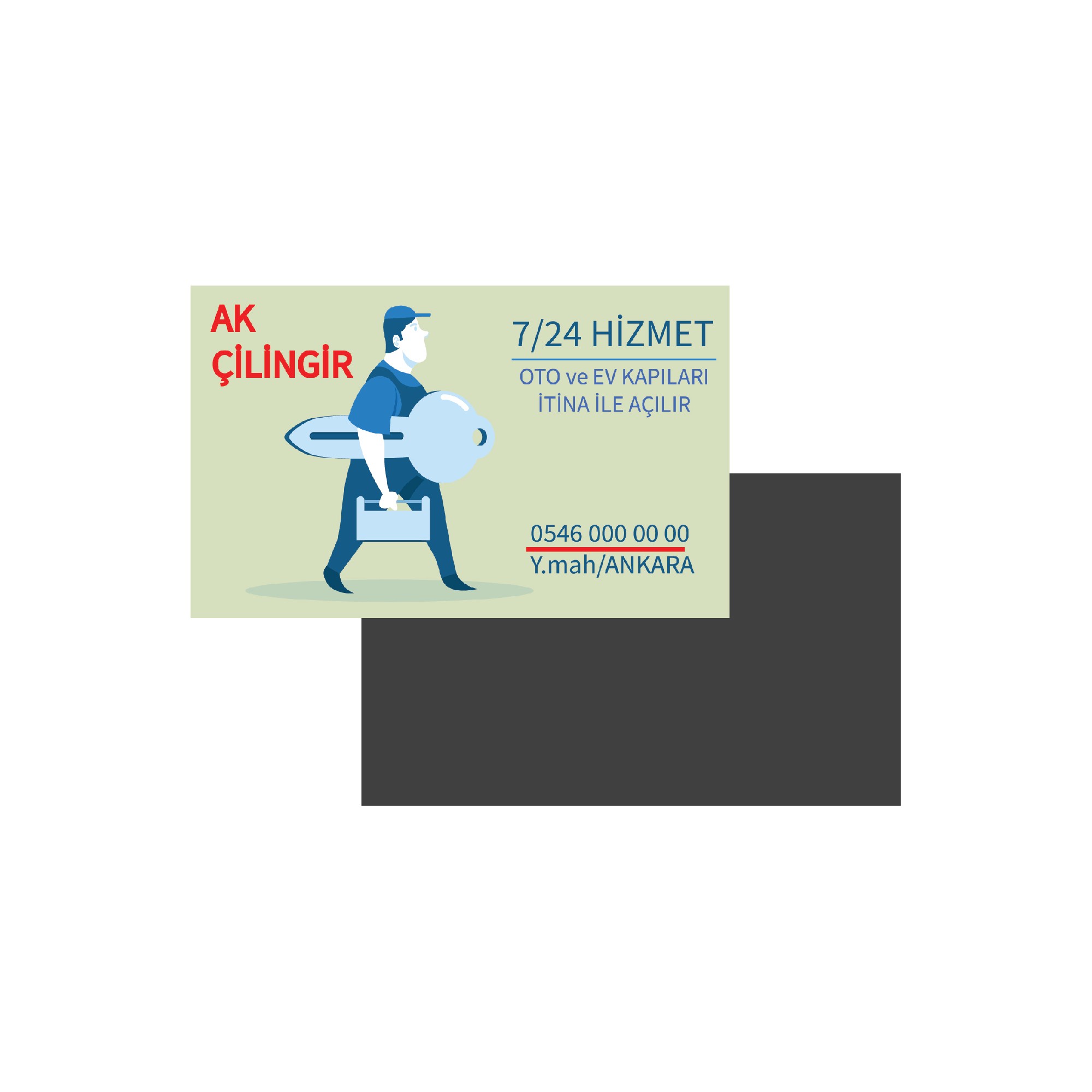 Anahtarcı Temalı Buzdolabı Magnet