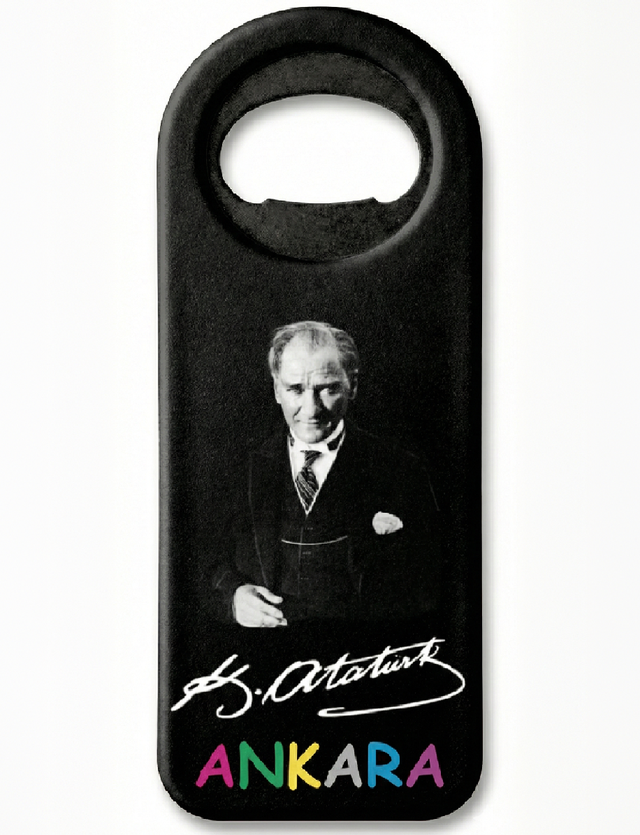 Atatürk Ankara Dik Magnet Şişe Açacağı