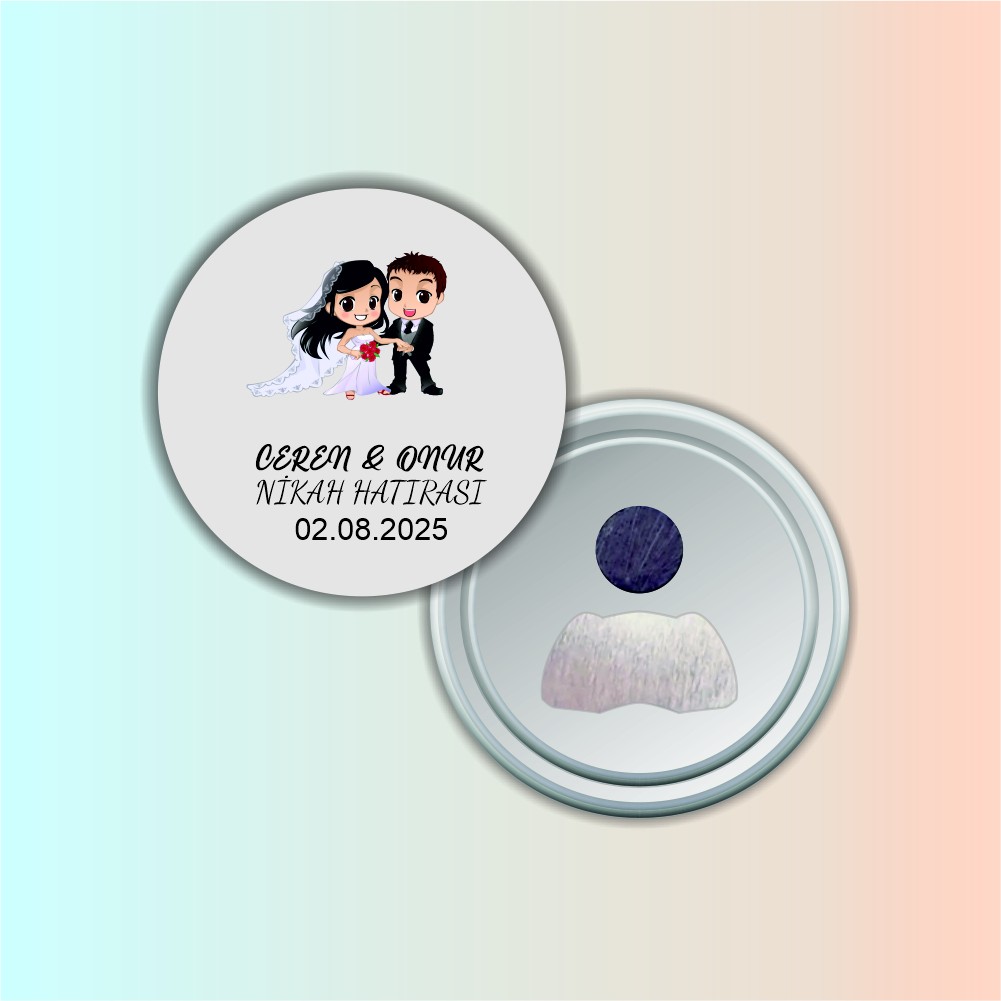 Evlilik Temalı Buton Magnet Açacak