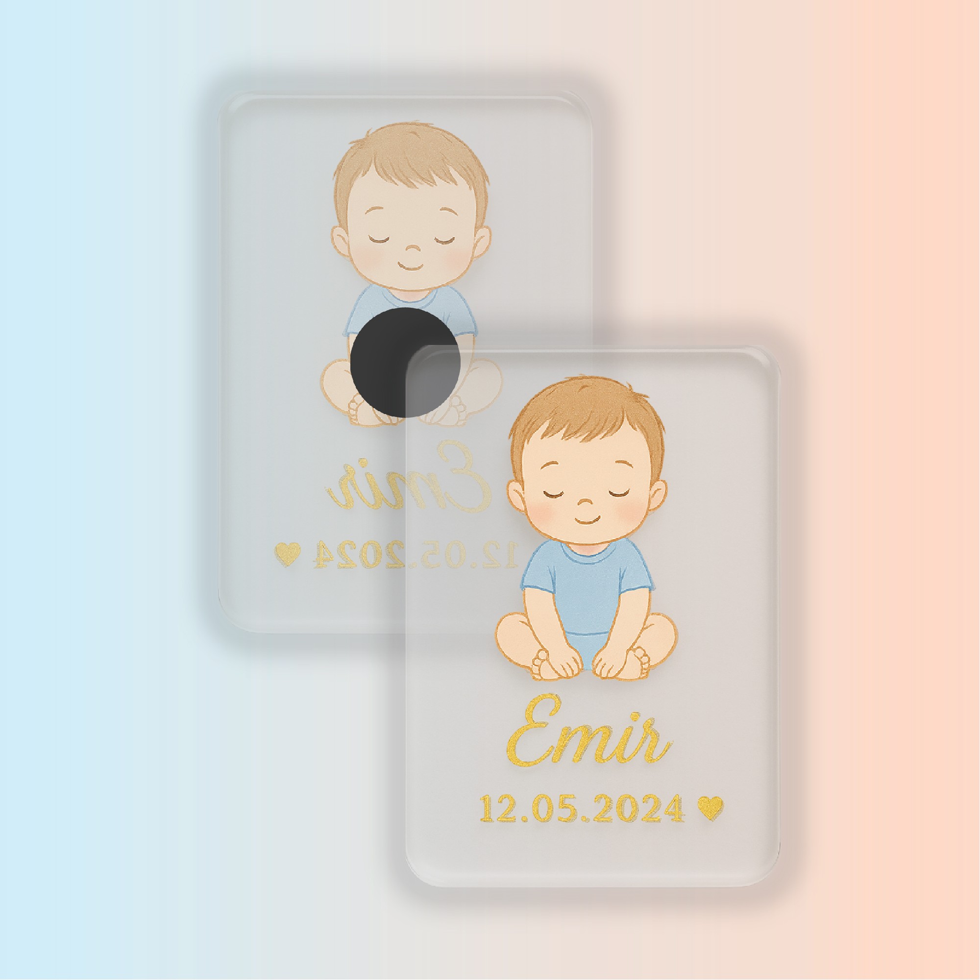 Hoş Geldin Bebek Pleksi Magnet