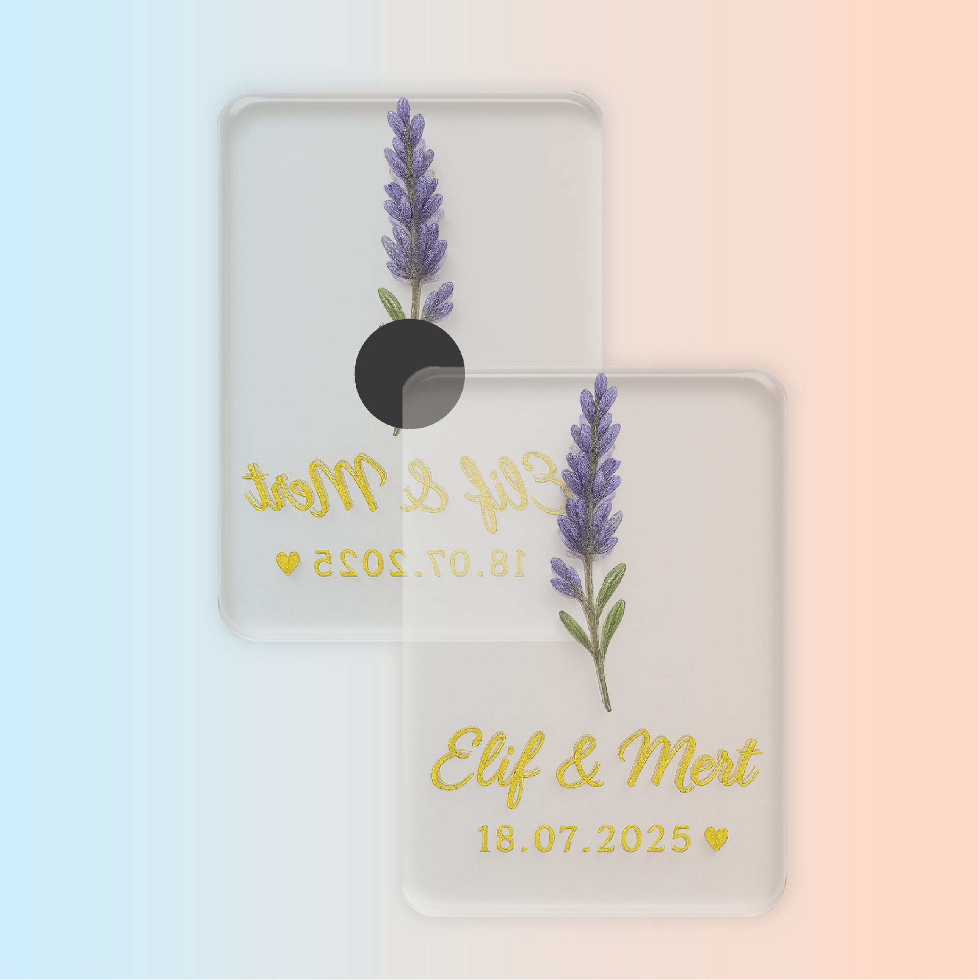 Evlilik Temalı Pleksi Magnet